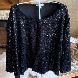 Maria Gabrielle plus size crop sequin jacket. Worn 1x then sent to dry cleaner.